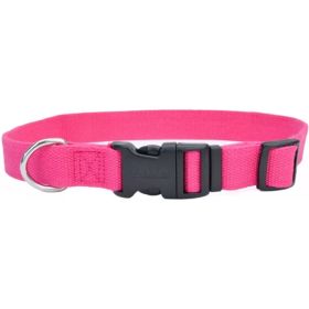 Coastal Pet New Earth Soy Adjustable Dog Collar Fuchsia (Option: 1826"L x 1"W)