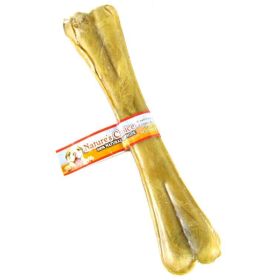 Loving Pets Nature's Choice 100% Natural Rawhide Pressed Bones (Option: 12" Long (1 Bone))