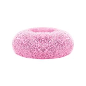 Soft Warm Puppy Cat Bed Dog Cozy Nest for S/M Dog (Color: pink)